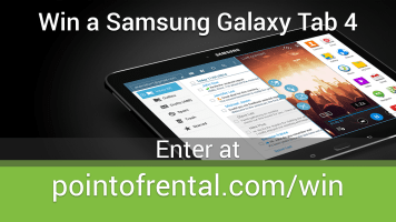 Tablets for Point of Rental Software Give away