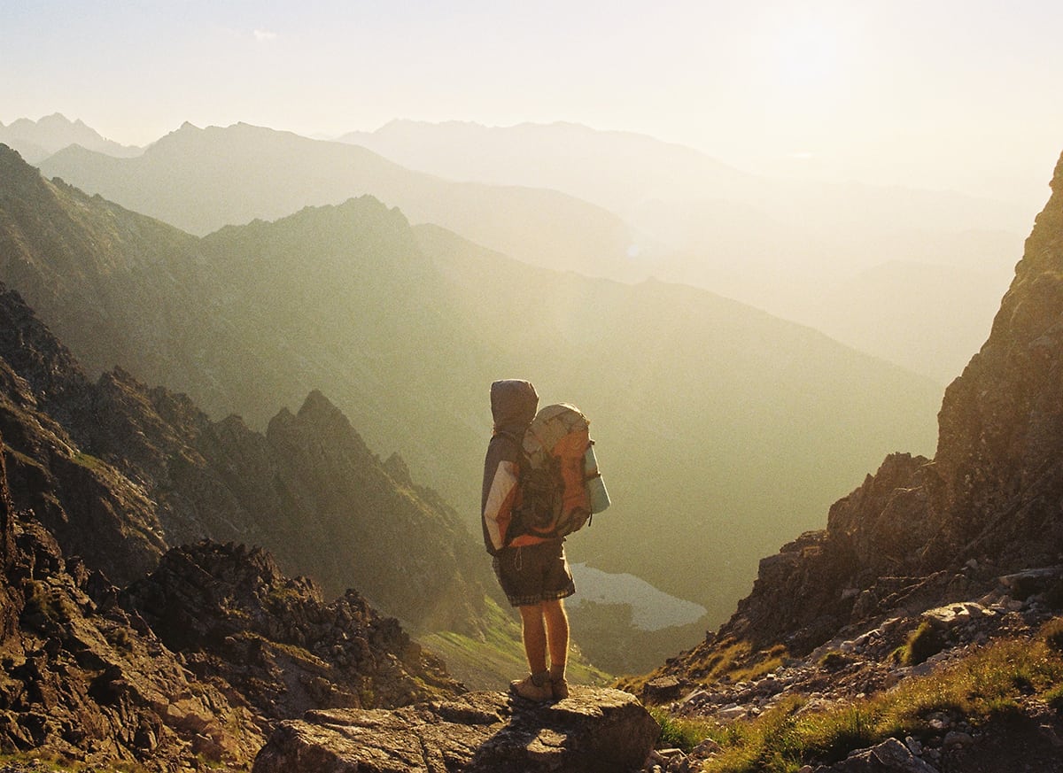 Point of Rental Software shows view from mountain climb