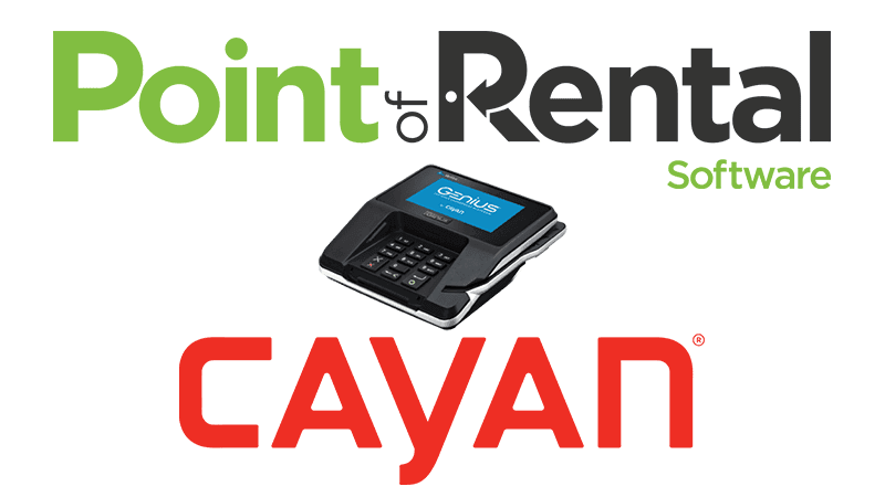 Point of Rental and Cayan have announced an integration to give Point of Rental customers another possible processing partner.