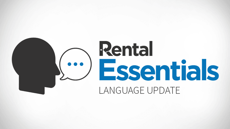 Rental Essentials added new languages, including Spanish and UK and Australian English dialects.