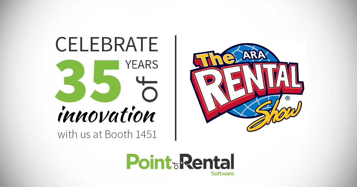 Point of Rental's 35th Anniversary Celebration at The Rental Show 2018.