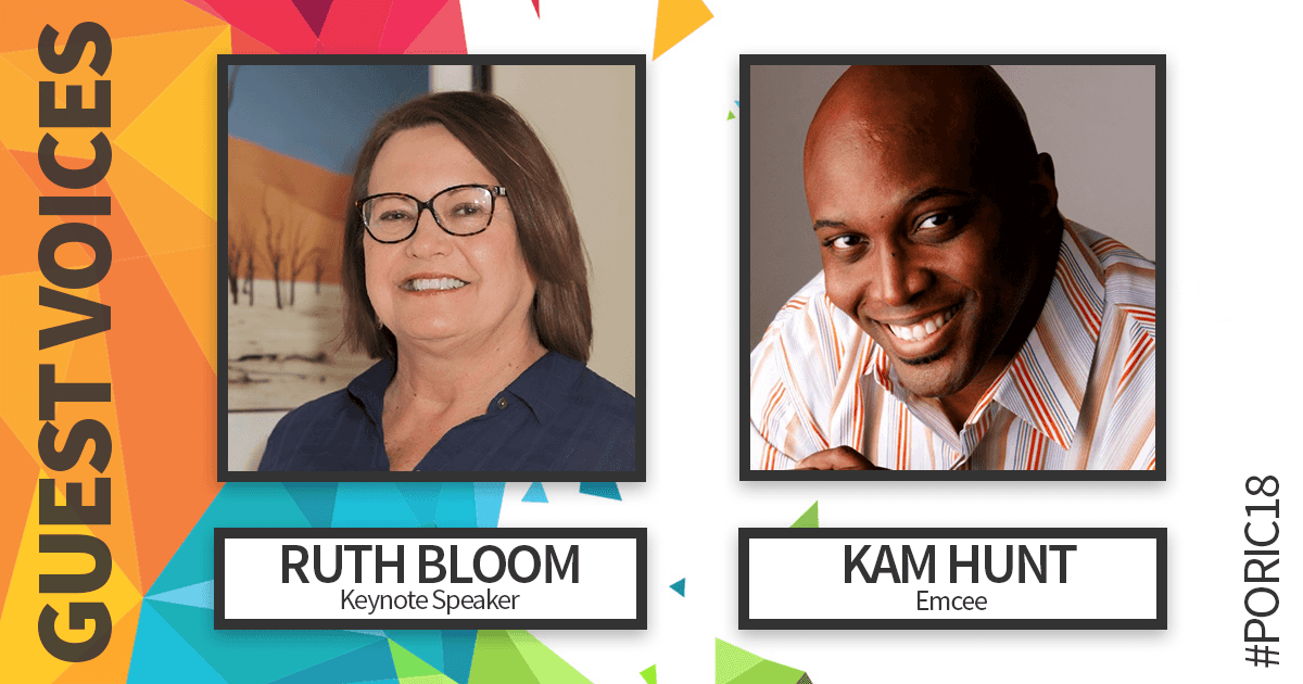 Ruth Bloom will be the keynote speaker and Kam Hunt will be the emcee at the 2018 International Conference.