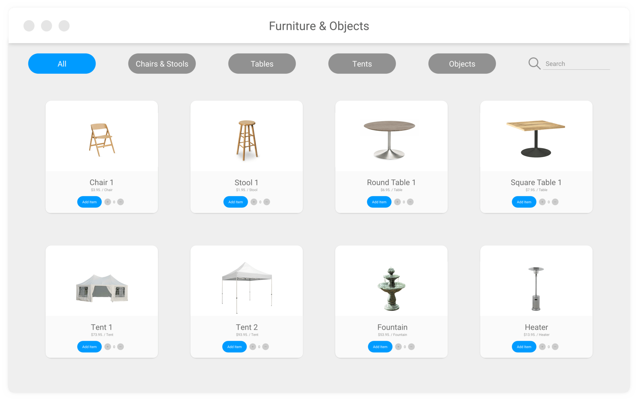 PartyCAD Software Solutions Point of Rental Software