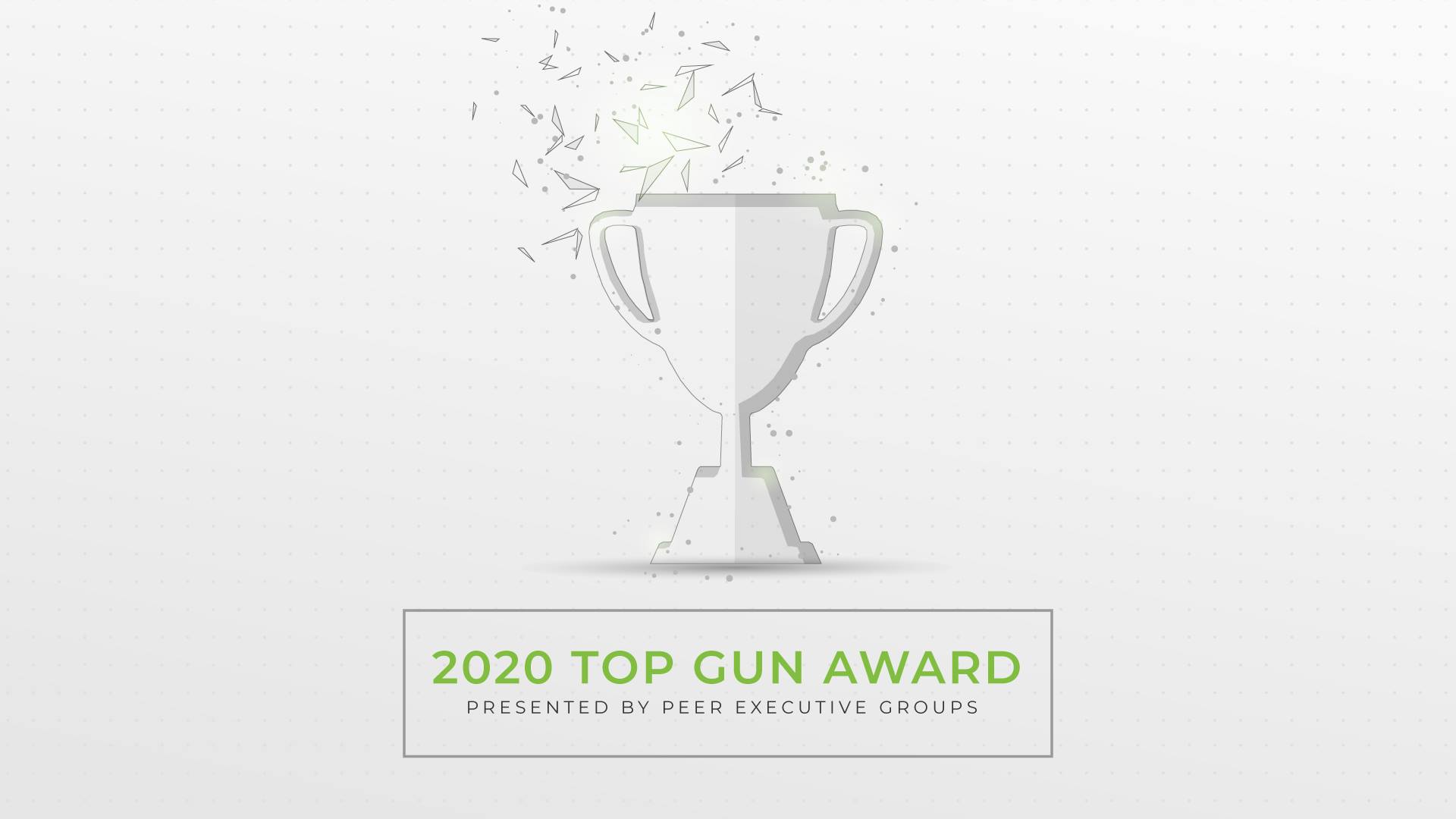 Top Gun Award trophy graphic