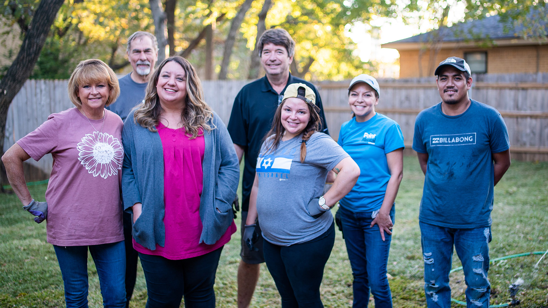 The Point the Way team helped revitalize a backyard and a life.