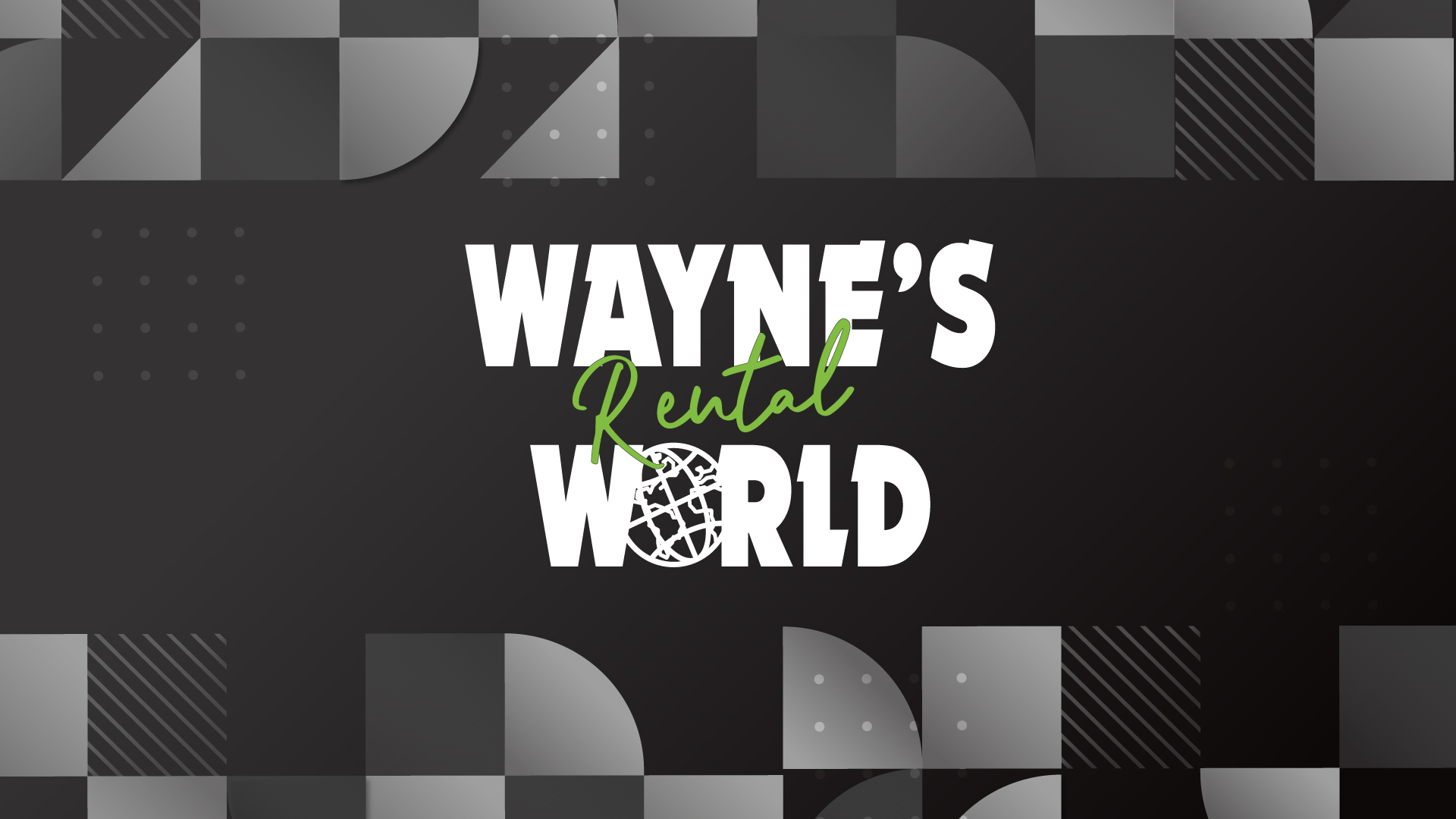 Wayne's Rental World header