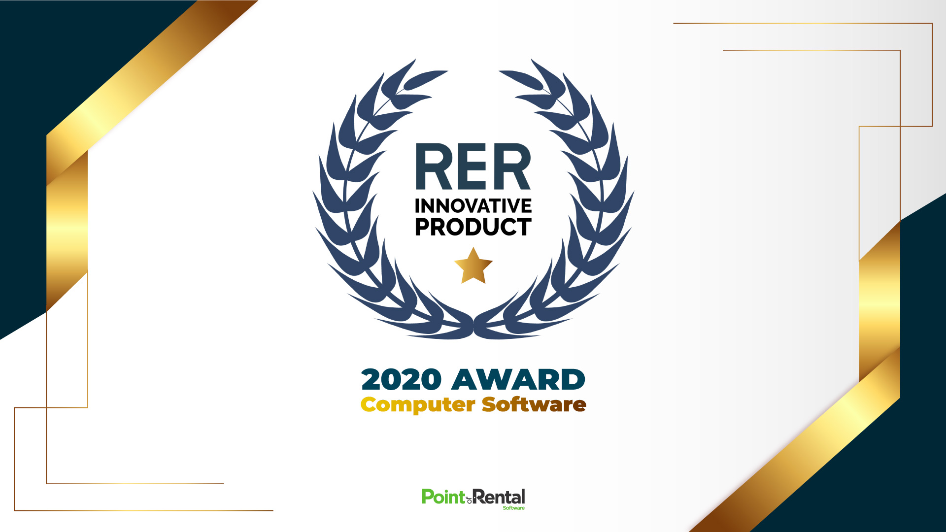 Point of Rental earned a RER Innovative Product Award for Computer Software with their contactless rental solutions