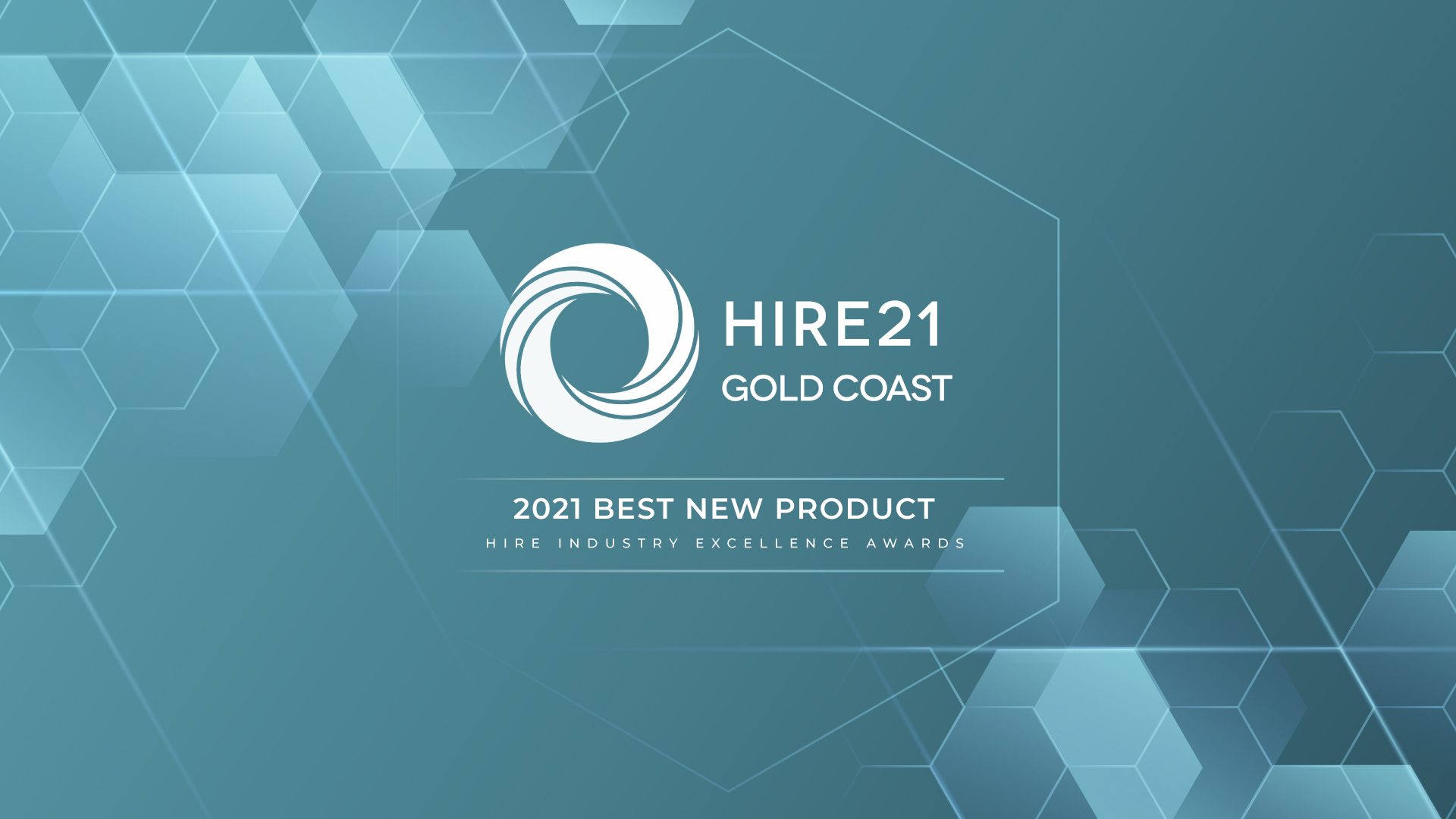 Hire Industry Excellence Award HIRE21 logo, graphic