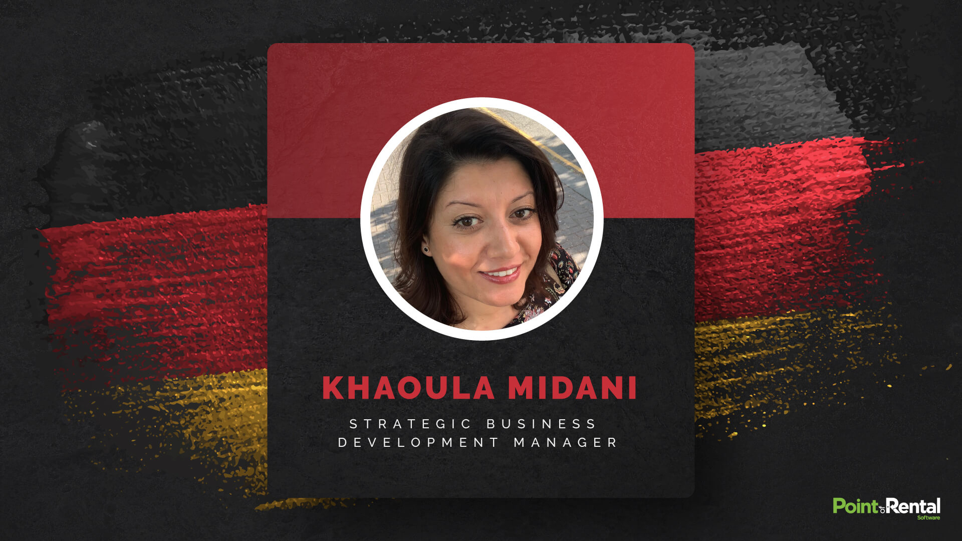Khaoula Midani is joining Point of Rental's team in Germany.