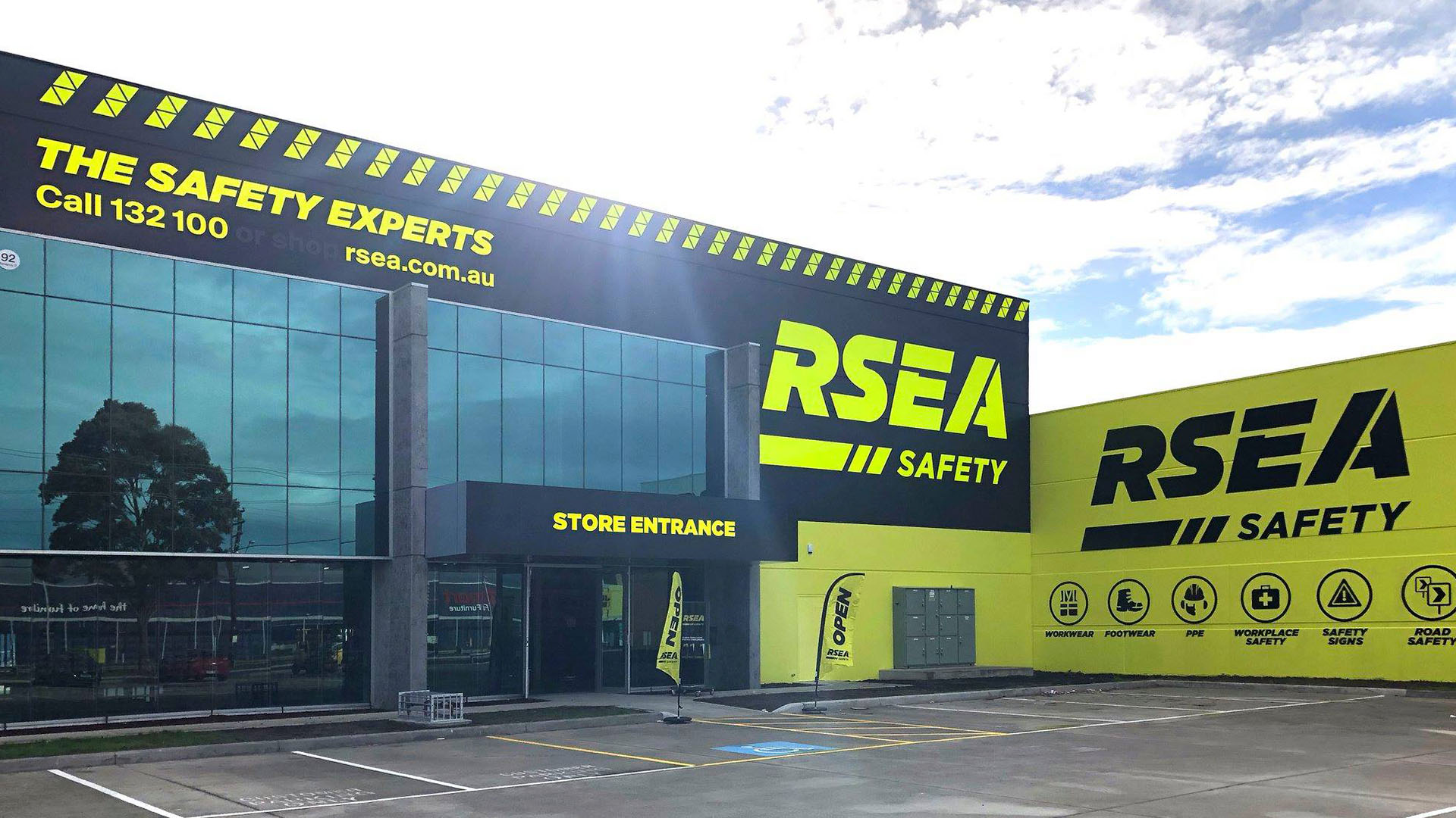 The front of an RSEA Hire location