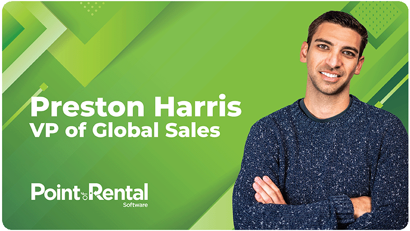 Preston Harris, VP of Global Sales headshot