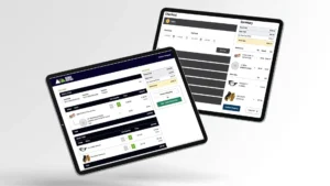 Elite eCommerce storefront screenshots on tablets.