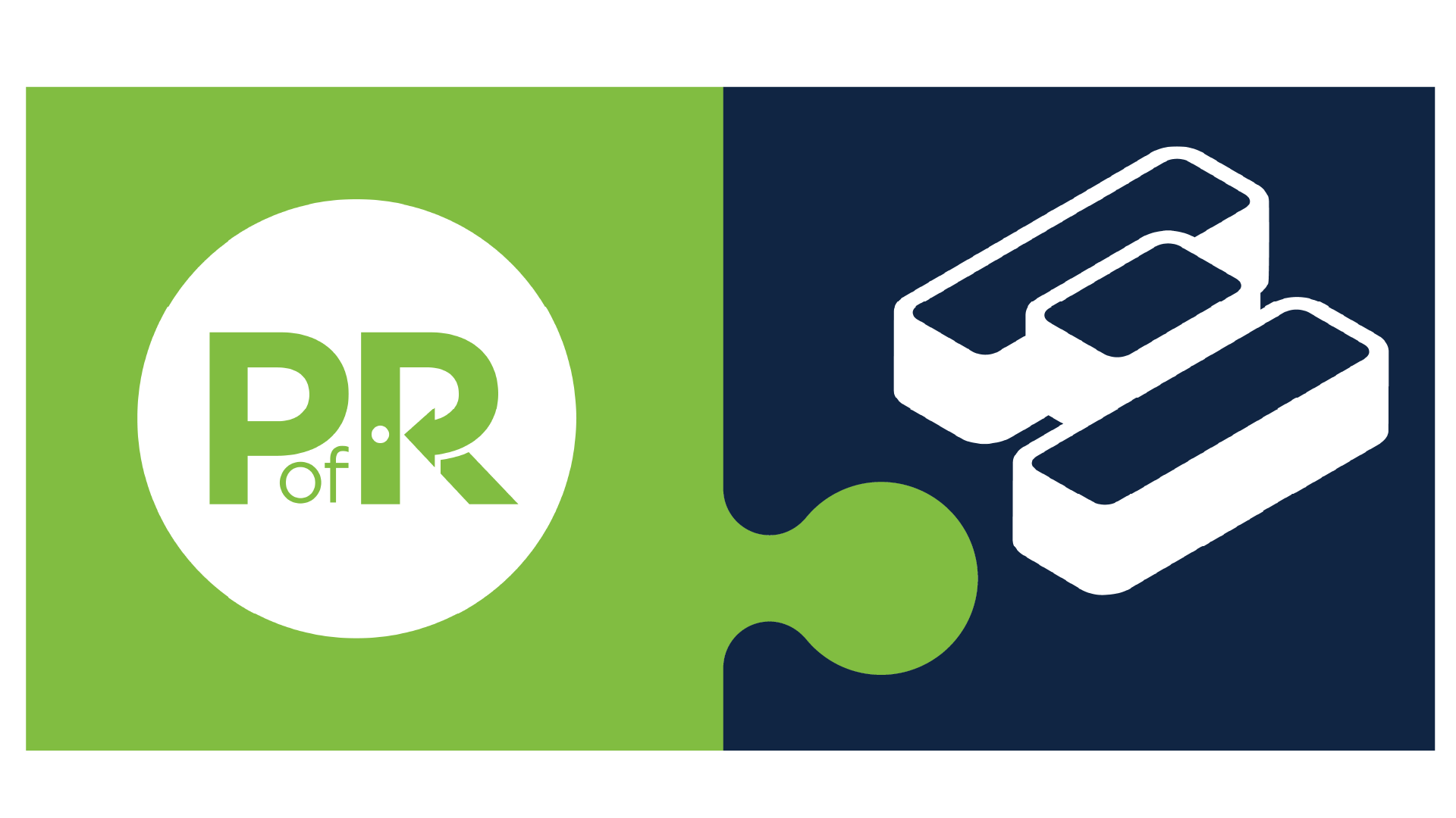 Point of Rental & Hapn logos in puzzle-piece connected form.