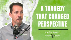 Graphic of an Interview with Wayne Harris, CEO of Point of Rental Software, mentioning a story about how a tragedy changed perspective on using inspection technology for safety in the rental industry