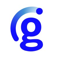 Global Payments logo; a blue lowercase G with a notification dot on the top right corner.