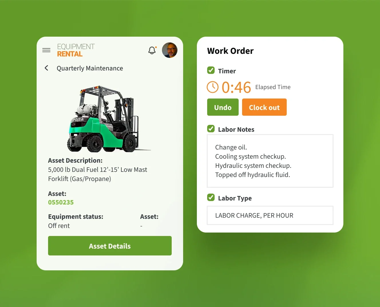 Maintenance, Service & Repair