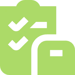 Checklist and case icon
