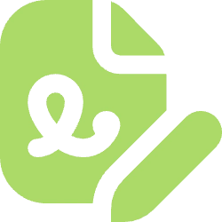 Document icon with a signature and pen