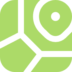 Map with a location pin icon