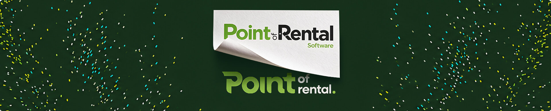 Point of Rental Logo Reveal
