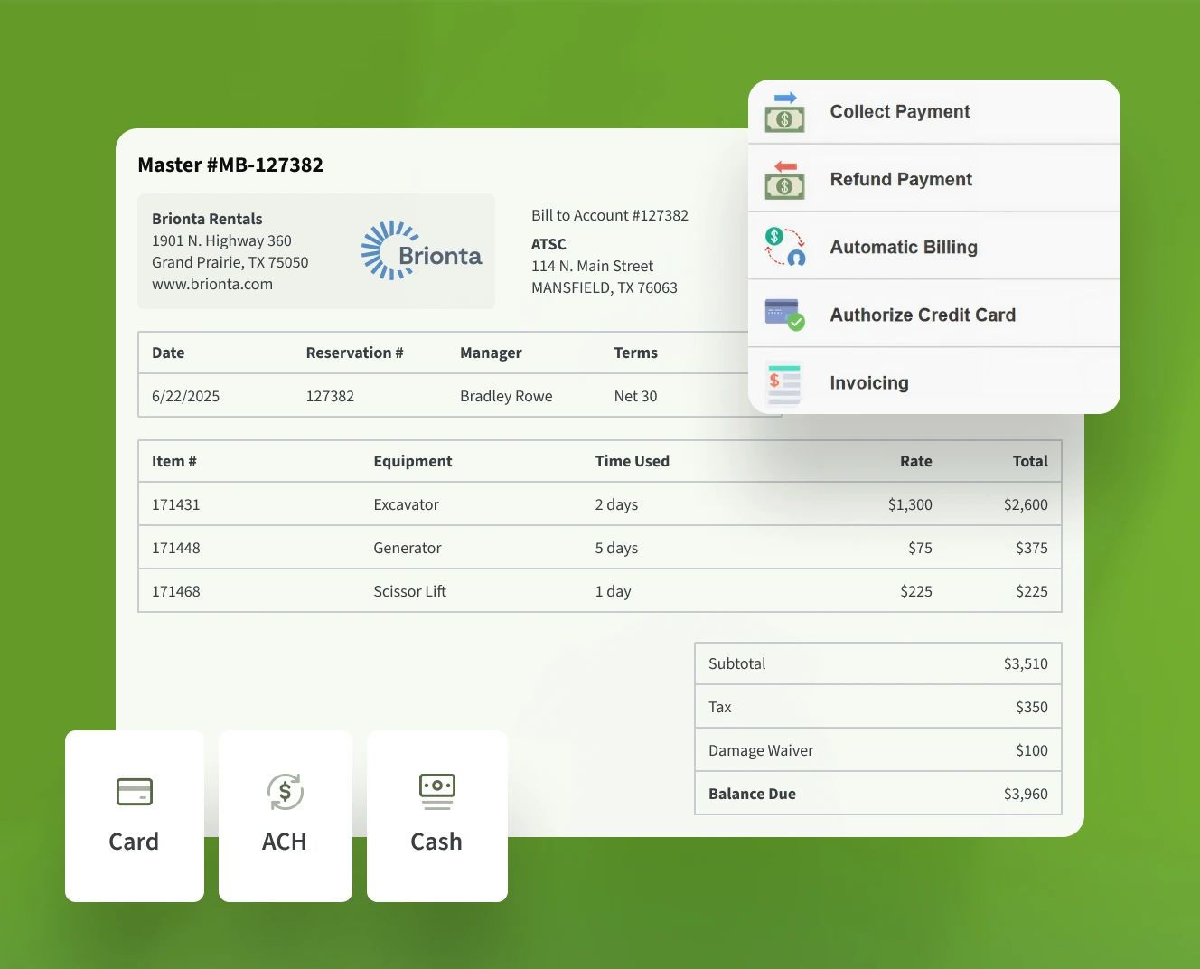 Billing & Accounting